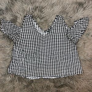 a.n.a. | Cold Shoulder Petite Blouse